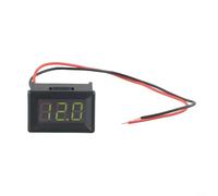 Tensiomètre numérique, affichage LED 2 lignes pour DC4 5 V à 30 V CC, facile à lire et à installer, protection contre les inversions (vert)