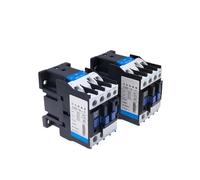 Tension de bobine de contacteur CJX2-1810 CJX2-1801, 220V, 24vac, 1 phase, 380vac, 3 phases, NO NC, 18a, Rail Din 3P, 1 pièce(CJX2-1801 220VAC)