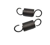 Tension de crochet simple en acier à ressort, retrait bobine spirale inoxydable(100mm(2pcs),25MM_3.5MM)