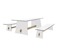 Tension Outdoor - Set de jardin1 Benches H 42 x L 220 x D 45 cm/31kg