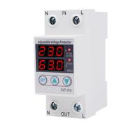 Tension Stabilisateur Toltage Protecteur Courant de tension Protecteur SVP-916 220V 40A Protecteur Multi-fonction intelligent blanc ajusté blanc