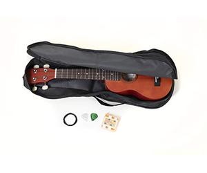 Tenson F502820 Miguel Almeria Ukulele Player Pack incl. housse, diapason sifflet, cordes de rechange, tableau doigté et 2 médiators