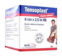 Tensoplast Bande Adhésive Elastique 2,5mx6cm 1 Pièce