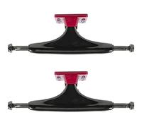 Tensor Alloys 5.25 skateboardtrucks (twee stuks) black / red