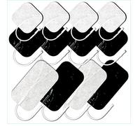 TENSPAD SILVER 12 électrodes compatibles avec Les appareils GLOBUS, CEFAR, Prim, PROMED, (8 unités 50x50mm + 4 unités 50x90mm) avec connecteur PIN de 2mm