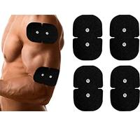 TENSPAD SILVER Lot de 4 électrodes doubles pour appareils Sport-Elec (Free Action, Global Stim, Farmastim, MultisportPro)