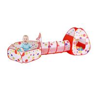 Tent à Tunnel pour - popsUp Playhouse, Huts d'activité extérieure intérieure légère | Structure d'aventure Pliable avec Tube Rampant, abri de Jeu d'arrière-Cour Portable, Maison de Jouets Colo