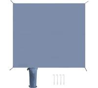 Tent Floor Padding, Foldable Ground Pad, 11,02 x 6,69 pouces, Tear Resistant Sleep Pad, Quick Drying Design with Storage Bag, Camping Rug for Porch, Hiking, Patio, Balcony, pique-nique