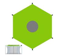 Tent for Trampoline | Trampoline Top Shade Cover | Sunscreen Rainproof Oxford Cloth Tarp Resistant Jainst Dirt Accumulation and Moisture Damaumping Pool Sports Outdoor Birthday Picnics Waterparks