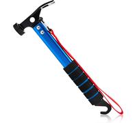 Tent Hammer Camping Hammer Lightweight Aluminium Tent Peg Hammer Multifunctional For Camping Hiking Gardening Blue
