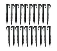 Tent Pegs Stakes Set, Camping Ground Stakes, Rust Resistant Steel Strong Hold Support, Easy Insert Secure Anchoring, Outdoor Canopy Spikes for Hiking Beach Tarps Setup Accessories, 5.71x1.06x0.43 Inch