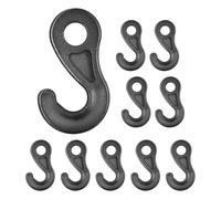 Tent Rope - Adjustable Hook Buckle, Elastic Rope Buckle, Weatherproof, Reinforced Tension Clip, Secure Hanger Design | Accessory for Tents, Lanterns, Tarps, Canopies, Shelters, Caping Gear, Trail