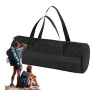 Tent Stake Pouch - 16.54x5.12x5.12 Inches Multifunctional Outdoor Tool Storage Bag | Canvas Tents Stake Bag Tool Organizer | Canvas Tools Storage Kit Bags with Zipper Tent Pole Pegs Stôrage Bags