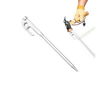 Tent Stakes, Heavy Duty Camping Spikes, Stainless Steel Ground Anchors, 20cm/30cm, Portable Canopy Fixing Pegs, Perfect for Securing Tents on Yard, Beach, and Lawn