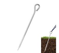 Tent Stakes, Tent Pegs - Pics de baldaquin résistants pour sol - Pari de baldaquin en plein air, vis coupe-vent sur chevilles, accessoires pour camping en plein air
