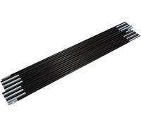Tent Support Pole,Fiberglass Tent Pole,Outdoor Camping Tent Pole,Multi-Section Folding Tent Pole for Camping Tent for 2 Person,Black,Foldable