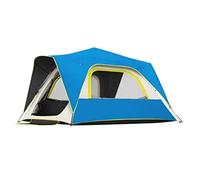 Tent, Tente de Randonnée Légère Tente De Camping Automatique avec Double Couche Imperméable pour La Extérieure Randonnée Familiale Sorties(Blue,215 * 215 * 142CM)
