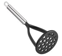 TENTA KITCHEN Good Grips : presse-purée, presse-légumes et hachoir en nylon pour ustensiles de cuisine antiadhésifs. Cet ustensile de cuisine est robuste et facile à utiliser (Noir)