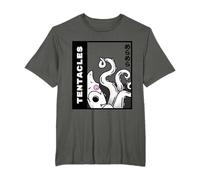 Tentacules, anime, style comique, kawaii, amateur de hentai T-Shirt