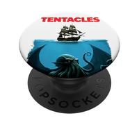 Tentacules Cthulhu Affiche Parodie du Film PopSockets PopGrip Adhésif