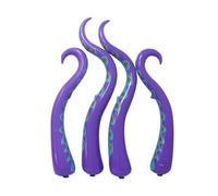 Tentacules de pieuvre à gonfler rapidement pour l'intérieur et l'extérieur, en PVC solide, décoration de cour de vacances, tentacules gonflables accrocheurs