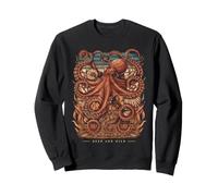 Tentacules de Poulpe Profond et Sauvage océan Sweatshirt