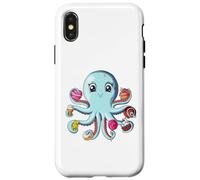 Tentacules De Sucre Bonbons Gâteaux Poulpe Amoureux Du Sucre Coque pour iPhone X/XS