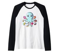 Tentacules De Sucre Bonbons Gâteaux Poulpe Amoureux du Sucre Manche Raglan