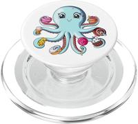 Tentacules De Sucre Bonbons Gâteaux Poulpe Amoureux Du Sucre PopSockets PopGrip pour MagSafe