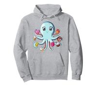 Tentacules De Sucre Bonbons Gâteaux Poulpe Amoureux Du Sucre Sweat à Capuche