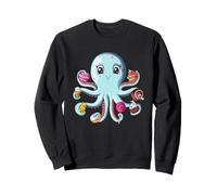 Tentacules De Sucre Bonbons Gâteaux Poulpe Amoureux du Sucre Sweatshirt