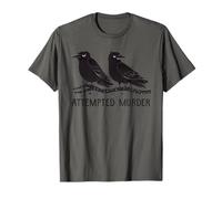 Tentative de meurtre | Funny Crow Lover T-Shirt