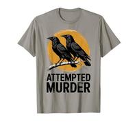 Tentative de meurtre : Funny Ironic Crow Lover T-Shirt