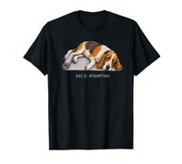 Tentative du Chien de Yoga Coonhound Jour 3 T-Shirt Graphique avec Valeur