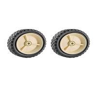 Tente 09259 - Roue pour Tondeuse de Jardin - en polyéthylène - Diamètre 175 mm/Épaisseur 38 mm/Alésage 12 mm - Solide (Lot de 2)