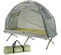 Tente 2 en 1 avec lit de Camp pour 1 Personne [Semptec]