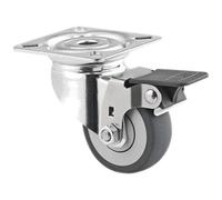 TENTE 2475 PJP 050 P40 roulette pivotante grise avec frein 50 mm