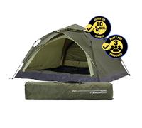 Tente 3 personnes igloo tente de camping tente dôme structure Schenl 210 x...