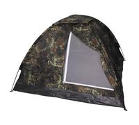 MFH 3 Personne Tente Monodom avec Moustiquaire Flecktarn