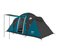 Coleman Spruce Falls 4 Tente | 4 Personnes Tente familiale Vis-a-Vis avec 2 cabines à Coucher opposées de Taille XXL et Espace de Vie | Tente de Camping | 3000 mm étanche à l'eau | Tapis de Sol Cousu