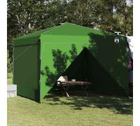 Vidaxl Tente À Abri Vert 300 X 300 X 227 / 236 / 245 Cm Tissu Oxford