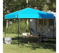 Vidaxl Tente À Abri Bleu 250 X 250 X 227 / 236 / 245 Cm Tissu Oxford