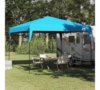 Tente à auvent Pop-up Bleu 300 x 300 cm Tissu,Maison & Jardin, Pelouses & Jardins, Vie en extérieur, Structures extérieures, Auvents & abris, Bleu (Poids 11.3KG)