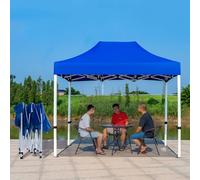 Tente à baldaquin escamotable robuste et imperméable - Tonnelle d'extérieur portable et pliable pour événements, installation facile, design durable, abri toutes saisons