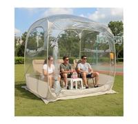 Tente à Bulle Dôme Tente à Bulles Pop-Up Transparente instantanée, abri extérieur Transparent Contre la Pluie, Protection Les intempéries Portable for visualisation d'événements Sportifs