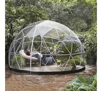 Tente à bulles de dôme de jardin, igloo de dôme de jardin de serre, abri extérieur transparent géodésique pour 8 à 10 personnes pour les patios d'arrière-cour,les tonnelles d'auvent,la pièce de maison