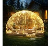 VEVOR Tente à Bulle Dôme 2,9 m Abri Camping Extérieur avec Fenêtre Transparente