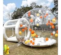 Tente à bulles gonflable, dôme coupe-vent en PVC transparent pour le camping, les fêtes de famille et les événements en plein air
