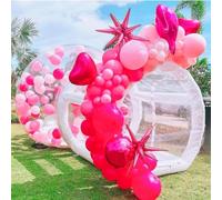 Tente à Bulles Gonflable, Tente Gonflable à Bulles avec souffleur, PVC Transparent de 0,6 mm, Plusieurs Tailles, Lot de 1(13ft)