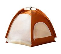 Tente à Chat Caverne Pliable en Filet Respirant | Maison pour chat avec porte à fermeture éclair Pour foyer, salle de séjour, appartement, dortoir, patio, balcon, porche
